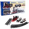 TrAdE Shop Traesio PISTA TRENO TRENINO 13 PEZZI CON BINARI LOCOMOTIVA VAGONI CON LUCI E SUONI