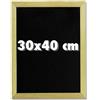 TrAdE Shop Traesio LAVAGNA NERA PER GESSETTO 30 X 40 CM LAVAGNETTA CASA UFFICIO SCUOLA