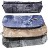 TrAdE Shop Traesio ASTUCCIO JEANS STAMPATO PORTAPENNE PORTAPASTELLI COSMETICI ZIP SCUOLA