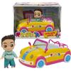 TrAdE Shop Traesio LA MACCHINA DI LUì E SOFì IN AUTO CABRIO GIOCO ME CONTRO TE CON MINI DOLL 12 CM