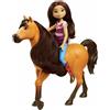Mattel Spirit Lucky Doll & Horse Doll con 7 Movimenti & Cavallo con Morbida Criniera