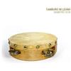 TrAdE Shop Traesio TAMBURO TAMBURELLO IN LEGNO 14 CM CON SONAGLI ARREDO CASA STRUMENTO MUSICALE