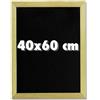 TrAdE Shop Traesio LAVAGNA NERA PER GESSETTO 40 X 60 CM LAVAGNETTA CASA UFFICIO SCUOLA