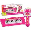 TrAdE Shop Traesio TASTIERA PIANOLA MUSICALE CON MICROFONO GIOCO PER BAMBINI MUSICA DIVERTIMENTO