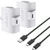 Does not apply High Capacity 1100Mah Rechargeable Battery Twin Pack - White (Xbox Series X & S/