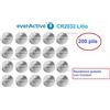 EVERACTIVE 200 pile CR2032 3V Litio Industrial bulk EVERACTIVE