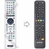 Meliconi 6248# Telecomando compatibile per Sony RDR-HX 725