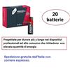 Duracell 20 batterie alcaline AA Stilo 1,5 V DURACELL PROCELL INTENSE