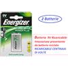 Energizer 2 batterie ricaricabili Ni-MH 9V ENERGIZER 175 mAh 9 Volt E-Block