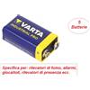 VARTA 5 BATTERIE ALCALINE 9V TRANSISTOR 6AM6 VARTA INDUSTRIAL PRO