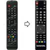 SMART TECH Telecomando Compatibile per Smart Tech LE-32Z1TS