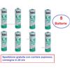 SAFT 8 batterie Stilo AA litio LS14500 SAFT 3,6 V 2600 mAh LI-SOCL2 Consegna 24h