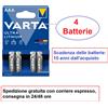 VARTA 4 batterie AAA ministilo Litio VARTA 1,5V