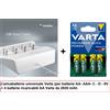 VARTA Carica batterie Universale Varta + 4 AA stilo ricaricabili VARTA 2600 mAh