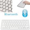 TrAdE Shop Traesio TASTIERA QWERTY BLUETOOTH WIRELESS PER TABLET SMARTPHONE SMART TV PC BIANCA SLIM