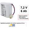 BatSecur BATTERIA LITIO BATLi06 BAT06 7,2 V 6 Ah Li-SOCl2 BATSECUR