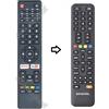 saba 1363 Telecomando compatibile per SABA SA 40S58N1 già programmato
