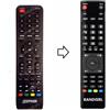 ZEPHIR Telecomando compatibile per Zephir TS-32HD