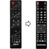 Majestic Telecomando compatibile per Akai CTV3226T già programmato