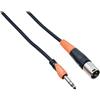 Bespeco Cavo 1 mt Jack M Stereo 6,3 mm - Cannon M Bespeco SLSM100