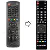Nordmende 3993 * Telecomando compatibile per Nordmende 43N2000S, 43n2000 già programmato