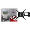 TrAdE Shop Traesio Staffa di appoggio da parete con braccio snodabile per TV LCD LED Plasma 3D 50"