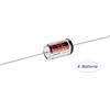 EVE 4 batterie EVE ER14250 1/2 Stilo Litio 3,6V 1200 mAh Litio mezzastilo a saldare