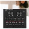 Andowl SCHEDA AUDIO SUONO ESTERNA BLUETOOTH USB PER STREAMING LIVE SU CELLULARE Q-MIC1
