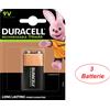 Duracell 3 Batterie 9V 9 Volt Transistor Ricaricabili DURACELL 170 mAh