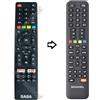 United 1363* Telecomando compatibile per United LED 32HS71N1già programmato