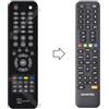 TREVI 1858 Telecomando compatibile ( non originale ) per Telesystem TS 6820 T2 HEVC