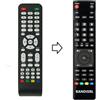 Majestic Telecomando compatibile per Smart Tech LE-32Z1TS