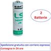 Saft 2 batterie Stilo AA litio LS14500 SAFT 3,6 V 2600 mAh Li-SOCL2