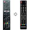 Akai 6564 Telecomando compatibile per AKAI AKTV4332J già programmato
