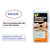 Duracell 240 pile batterie DURACELL ACTIVAIR 10 protesi acustiche apparecchi acustici
