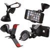 TrAdE Shop Traesio SUPPORTO AUTO UNIVERSALE VENTOSA A PINZA PER SMARTPHONE CELLULARE NAVIGATORE