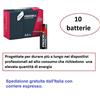 Duracell 10 pile batterie alcaline AA Stilo 1,5 V DURACELL PROCELL INTENSE da Italia