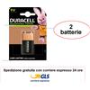 Duracell 2 Batterie 9V 9 Volt E-Block Ricaricabili DURACELL 170 mAh -