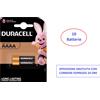 DURACELL 10 batterie microstilo AAAA - MN2500 4061 - E96 DURACEL 1,5 Consegna in 24 H