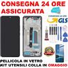 Xiaomi DISPLAY TOUCH ORIGINALE XIAOMI REDMI NOTE 14 PRO+ PLUS 24115RA8EG VETRO FRAME