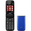 Brondi Magnum 4 Telefono Cellulare Maxi Display, Tastiera GRANDE 1.3 MP, Blue