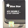 0312DCA New Batteria Originale Blue Star Blsdec 1200mah Pila Ioni Litio Per Htc Desire C