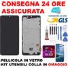 OLED PREMIUM DISPLAY OLED FRAME PER SAMSUNG GALAXY A41 SM-A415 A415F TOUCH NERO IMPRONTE SI