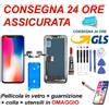OLED PREMIUM LCD DISPLAY SUPER OLED YK TOUCH SCREEN FRAME 3D APPLE IPHONE X 10 VETRO SCHERMO