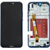Digital Bay display Huawei Lcd Display Schermo Screen + Frame Blu Per P20 Lite