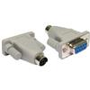 GI15 9 Pin mouse seriale PS / 2 Port Uomo convertitore adattatore