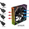 Does not apply Smart Computer Prism 7PRO Raffreddamento ARGB Ventola Host 5V3 Pin Controllo Del