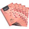 Does not apply Quaderno Con Rilegatura a Spirale, 80 Fogli/160 Pagine, Formato A4, 90 G/M², 5 U