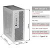 Does not apply A09 3.8L ITX Chassis A4 HTPC Computer Portatile Supporto PC Pcie 2.5' SSD Drive