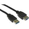GI460 GC1056 - 5 metri USB 3.0 AM - AF NERO PROLUNGA LEAD